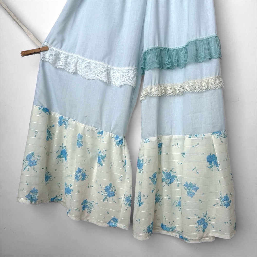 handmade patchwork pants - Picture 4 of 5